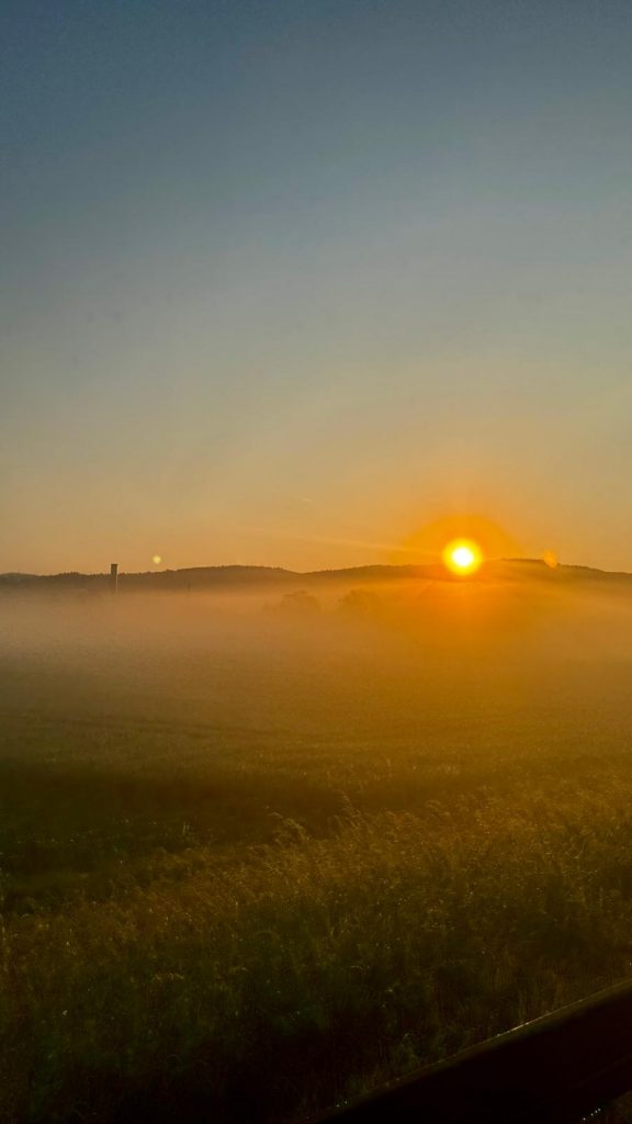 Ultracycling Bremen Mannheim Sonnenaufgang Rennrad
