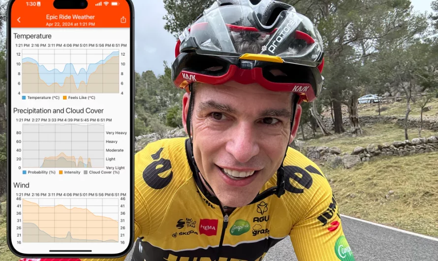 Epic Ride Weather, die perfekte Wetter-App für Radsportler