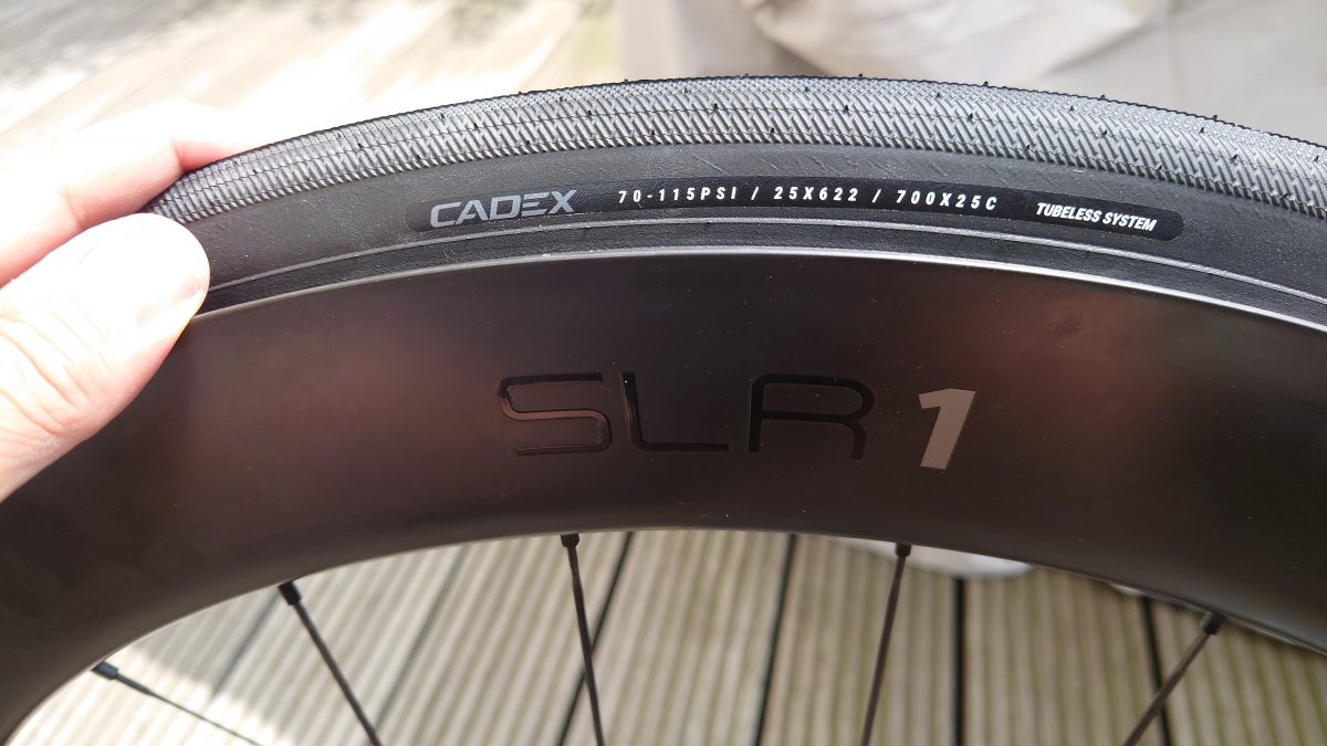 a close up of a tire