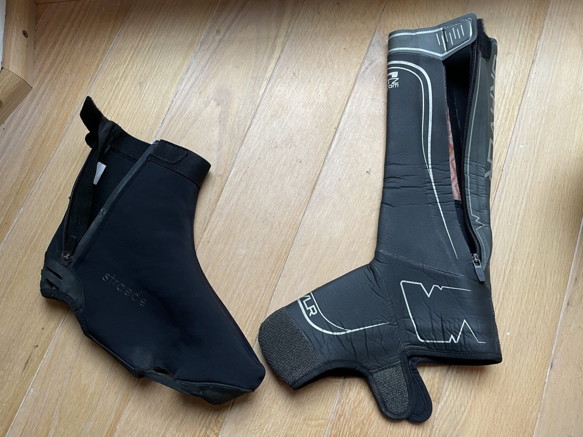 Radbekleidung im Winter Überschuhe Vergleich Test