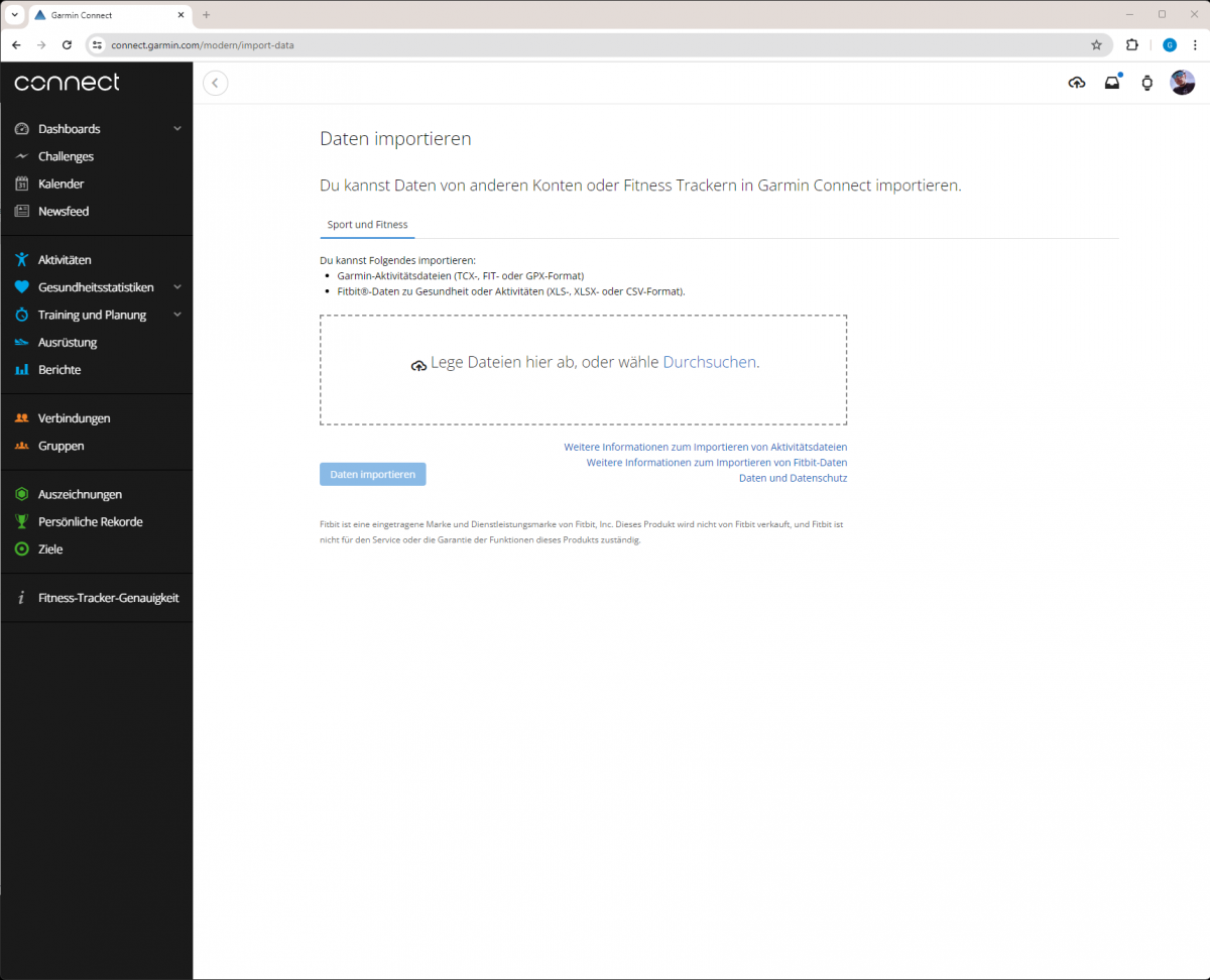 Garmin mit Strava verbinden