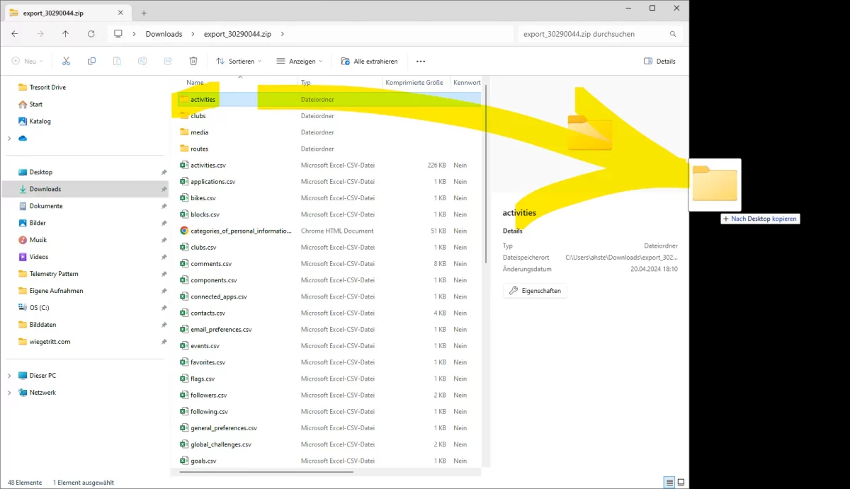 Strava in Garmin Connect importieren