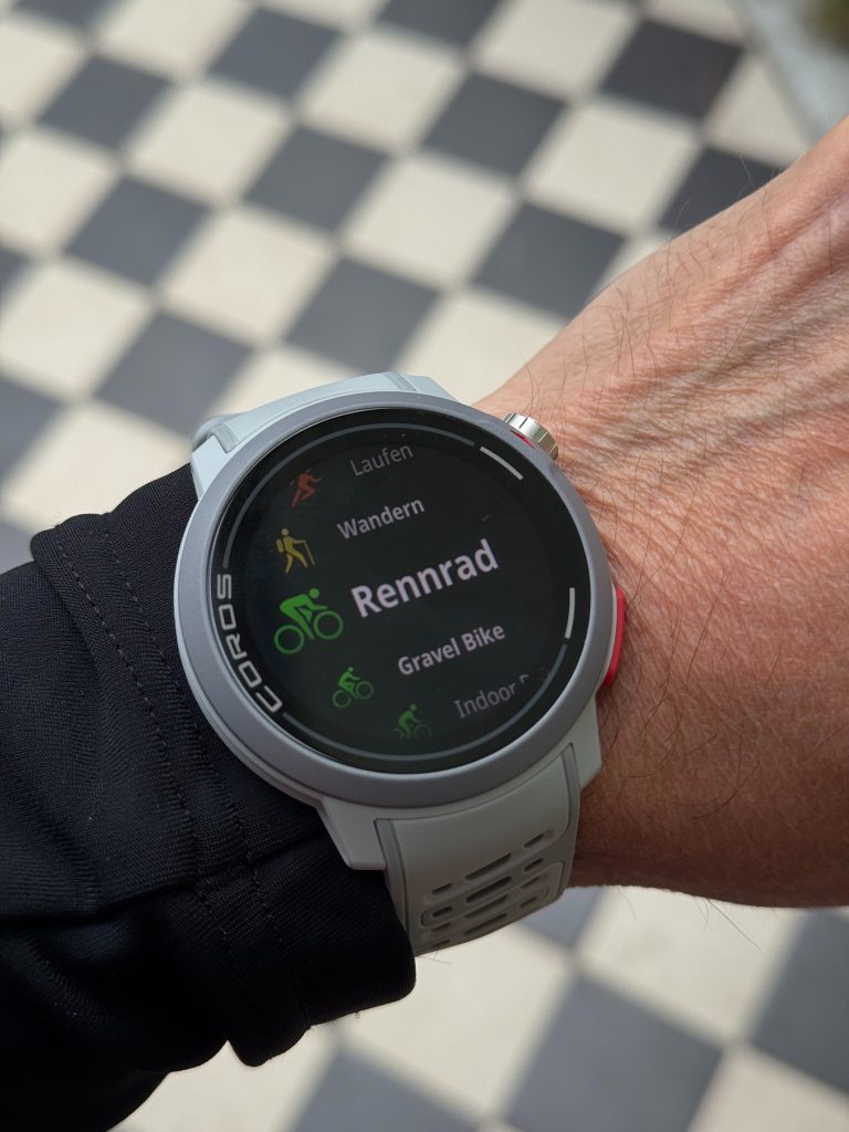 Coros Pace Pro Workout