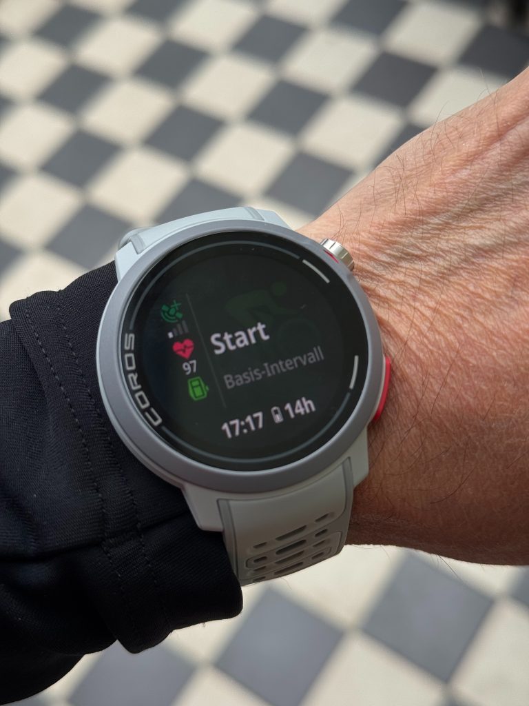 Coros Pace Pro Workout