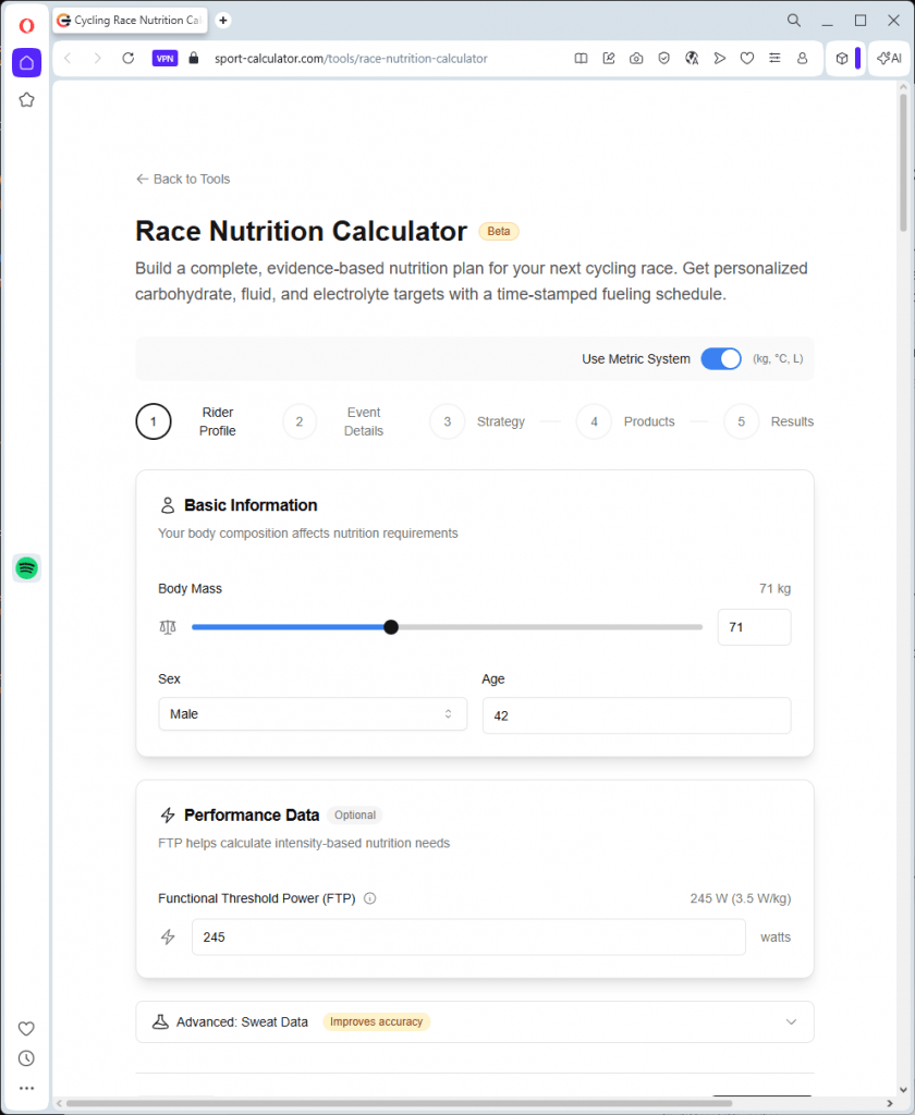 Kohlenhyrate-Rechner