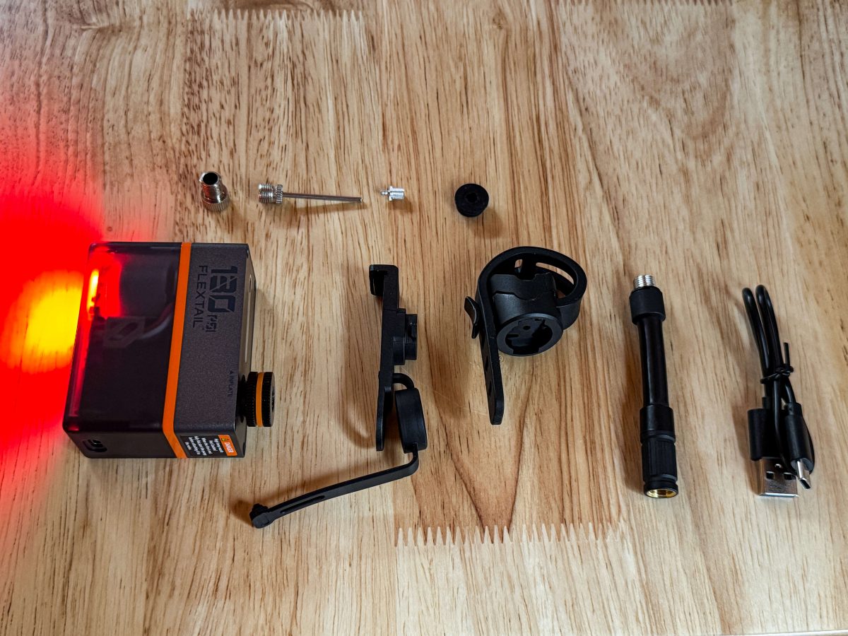 Flextail Tiny Tire Bike Pumpe mit Rücklicht