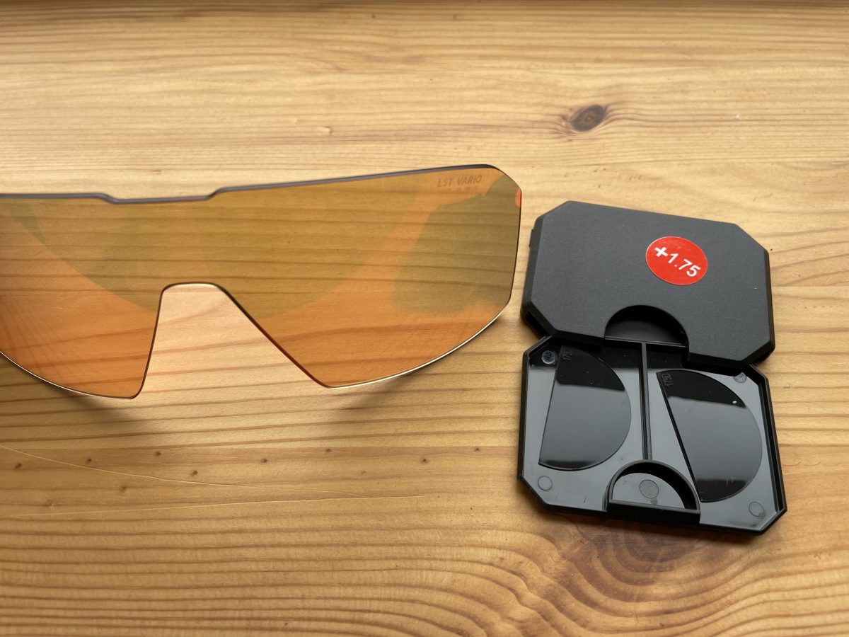 Sehhilfe für die Rennradbrille