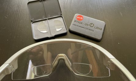 Sehhilfe für die Rennradbrille